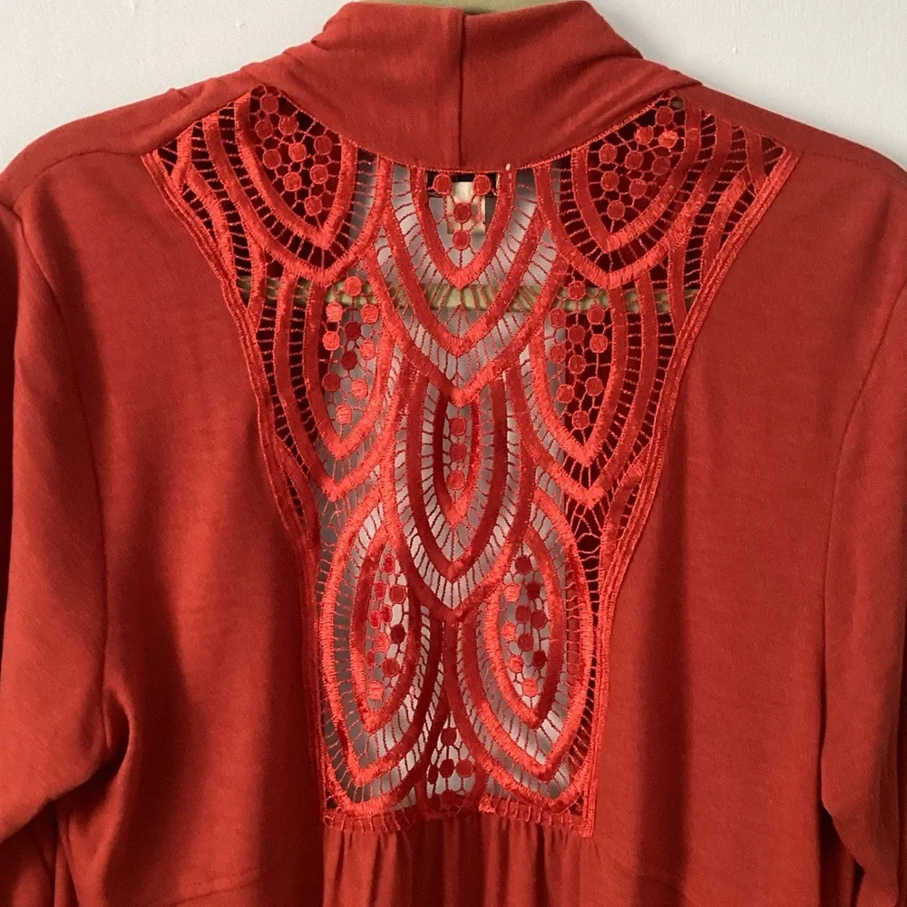 ONE WORLD Vibrant Open Front Cardigan 🏹 - Picture 4 of 6